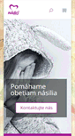 Mobile Screenshot of centrumnadej.sk